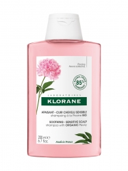 Фото Шампунь успокаивающий с органическим экстрактом пиона, 200 мл