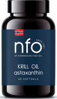 Фото Norwegian Fish Oil - Комплекс Омега-3 и астаксантина, 60 капсул