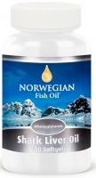 Norwegian Fish Oil - Комплекс из жира печени акулы с Омега 3, 120 капсул