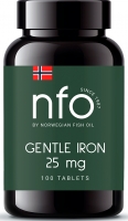 Norwegian Fish Oil - Комплекс с легкодоступным железом, 100 таблеток norwegian fish oil цистон 120 таблеток