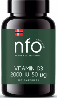 Фото Norwegian Fish Oil - Витамин Д3 2000 МЕ, 100 таблеток