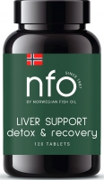 Norwegian Fish Oil - Комплекс для поддержки печени, 120 таблеток повреждения и рубцовые стриктуры желчных протоков
