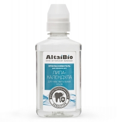 Фото AltaiBio - Ополаскиватель для полости рта для чувствительных зубов "Липа-календула", 400 мл