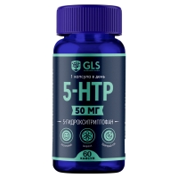 GLS - 5-HTP с экстрактом шафрана, 60 капсул без антидепрессантов избавься от стресса тревоги и паники включай отличное настроение