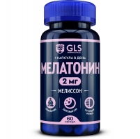 Фото GLS - Мелиссон (мелатонин) с экстрактами валерианы и мелиссы, 60 капсул