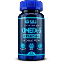 GLS - Омега 3, 60 капсул омега 3 1win детская c витаминами д и е со вкусом клубники 60 капсул
