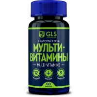 GLS - Комплекс «Мультивитамины 12+9», 60 капсул