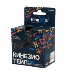 Фото Kinexib - Кинезио тейп Pro 5 м х 5 см, черный