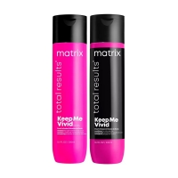 Matrix - Набор для сохранения яркого цвета волос Total results Keep me vivid: (шампунь 300 мл + кондиционер 300 мл) your body набор hyaluronic шампунь кондиционер