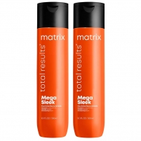 Фото Matrix - Разглаживающий шампунь с маслом ши Total results Mega Sleek, 300 мл х 2 шт