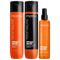 Фото Matrix - Набор для гладкости волос Total results Mega Sleek (шампунь 300 мл + кондиционер 300 мл + термозащита 250 мл)