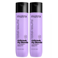 Matrix - Шампунь укрепляющий для осветленных волос с лимонной кислотой Total results Unbreak My Blonde, 300 мл х 2 шт matrix шампунь укрепляющий для осветленных волос с лимонной кислотой 300 мл
