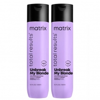 Фото Matrix - Шампунь укрепляющий для осветленных волос с лимонной кислотой Total results Unbreak My Blonde, 300 мл х 2 шт