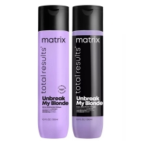 Matrix - Набор для укрепления осветленных волос Total results Unbreak My Blonde: шампунь 300 мл + кондиционер 300 мл your body набор hyaluronic шампунь кондиционер