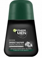 Фото Garnier - Роликовый дезодорант для мужчин "Эффект магния" Ультрасухость 72 часа, 50 мл