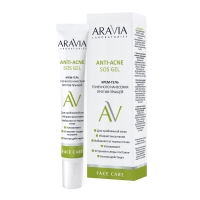 Aravia Laboratories Anti-acne SOS Gel - Крем-гель точечного нанесения против прыщей, 20 мл лосьон mesaltera by dr mikhaylova anti acne drying 30 мл