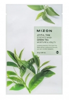 Mizon - Тканевая маска с экстрактом зелёного чая, 23 г ликоберон маска аппликатор гидрогелевая антивозрастная 45 с экстрактом ириса 1 шт