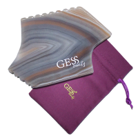 Gess - Скребок гуаша Liyan, 1 шт скребок гуаша для лица и тела gess liyan из натурального агата массажер косметический