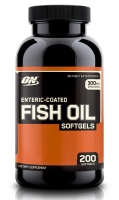 Optimum Nutrition Fish Oil Softgels - Рыбий жир, 200 капсул - фото 1