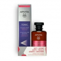 Apivita - Набор против выпадения волос для женщин (тонизирующий лосьон 150 мл + тонизирующий шампунь 250 мл) apivita тонизирующий лосьон против выпадения волос 150 мл
