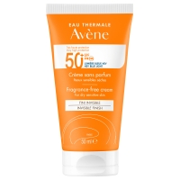 Avene - Солнцезащитный крем SPF 50+ без отдушек, 50 мл