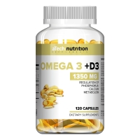 A Tech Nutrition - Комплекс "Омега 3 + витамин D3" 1350 мг, 120 мягких капсул - фото 1