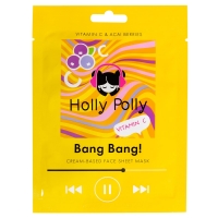 Holly Polly - Витаминная тканевая маска с витамином С и ягодами асаи Bang Bang! на кремовой основе, 22  г лебединая песня несобранное и не изданное