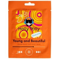 Holly Polly - Питающая тканевая маска с медом и манго Young and Beautiful на кремовой основе, 22 г как слушать музыку