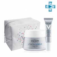 Фото Vichy - Набор для упругости кожи (дерморесурс крем для контура глаз 15 мл + антивозрастной крем против морщин 50 мл)