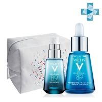 Vichy - Набор для увлажнения с восстанавливающей сывороткой (укрепляющий крем-уход для кожи вокруг глаз 15 мл + восстанавливающая сыворотка-концентрат Probiotic Fractions 30 мл)