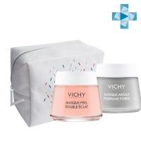 Vichy - Набор 2 шага к совершенной коже (минеральная маска с глиной 75 мл + минеральная маска-пилинг 75 мл) - фото 1