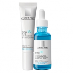 Фото Набор для антивозрастного ухода с сывороткой (антивозрастная увлажняющая сыворотка 30 мл + антивозрастной крем-уход для контура глаз 15 мл)