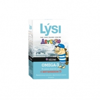 Фото Lysi - Детский комплекс омега-3 с витамином Д, 60 жевательных капсул
