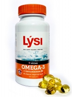 Lysi - Омега-3 с витамином Д, 120 капсул - фото 1