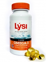 Фото Lysi - Омега-3 с витамином Д, 120 капсул