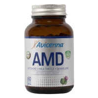 Avicenna - Комплекс АМД (Артишок, молочный артишок, одуванчик), 60 капсул витамир комплекс пищеварит ферментов 10000 таб 30