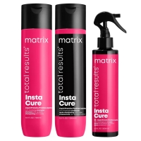 Matrix - Набор против ломкости и пористости волос Total results Instacure (шампунь 300 мл + кондиционер 300 мл + спрей 200 мл)