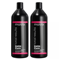 Matrix - Профессиональный кондиционер Instacure для восстановления волос с жидким протеином, 1000 мл х 2 шт matrix шампунь для восстановления волос total results instacure 1000 мл
