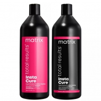 Фото Matrix - Набор против ломкости и пористости волос Total results Instacure (шампунь 1000 мл + кондиционер 1000 мл)