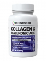 Risingstar - Мумие с коллагеном и гиалуроновой кислотой для суставов и кожи 600 мг, 60 капсул - фото 1