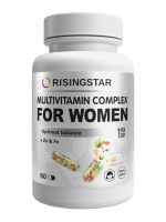 Risingstar - Поливитаминный минеральный комплекс В-Мин для женщин 1000 мг, 60 капсул - фото 1