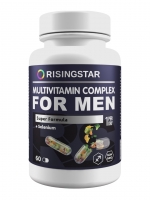 Risingstar - Поливитаминный минеральный комплекс В-Мин для мужчин 1000 мг, 60 капсул - фото 1
