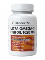 Risingstar - Омега-3 жирные кислоты для сердца, сосудов и иммунитета 1620 мг, 60 капсул - фото 1