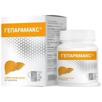 Гепарамакс - Гепарамакс (адеметионин) 200 мг, 30 таблеток - фото 1
