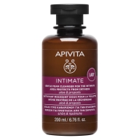 Apivita - Мягкая очищающая пенка для интимной гигиены с алоэ и прополисом, 200 мл pormans пенка для интимной гигиены с охлаждающим эффектом для мужчин