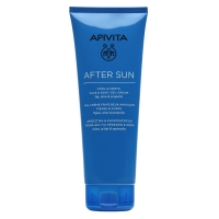 Apivita - Охлаждающий увлажняющий гель-крем после солнца, 200 мл охлаждающий гель для бритья men s