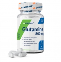 CyberMass - Пищевая добавка Glutamine 800 мг, 90 капсул - фото 1