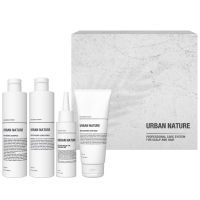 Urban Nature - Набор для для домашнего ухода за жирной кожей головы и волосами nabi набор из 7 косметических тейпов nabi pure cotton