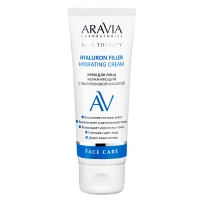 Aravia Laboratories - Крем для лица увлажняющий с гиалуроновой кислотой Hyaluron Filler Hydrating Cream, 50 мл либридерм пантенол спрей 5% с гиалуроновой кислотой 130 г