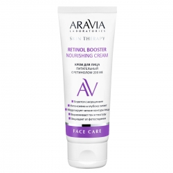 Фото Aravia Laboratories - Крем для лица питательный с ретинолом 200 МЕ Retinol Booster Nourishing Cream, 50 мл